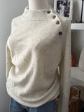 J. Crew asymmetrical sweater size M