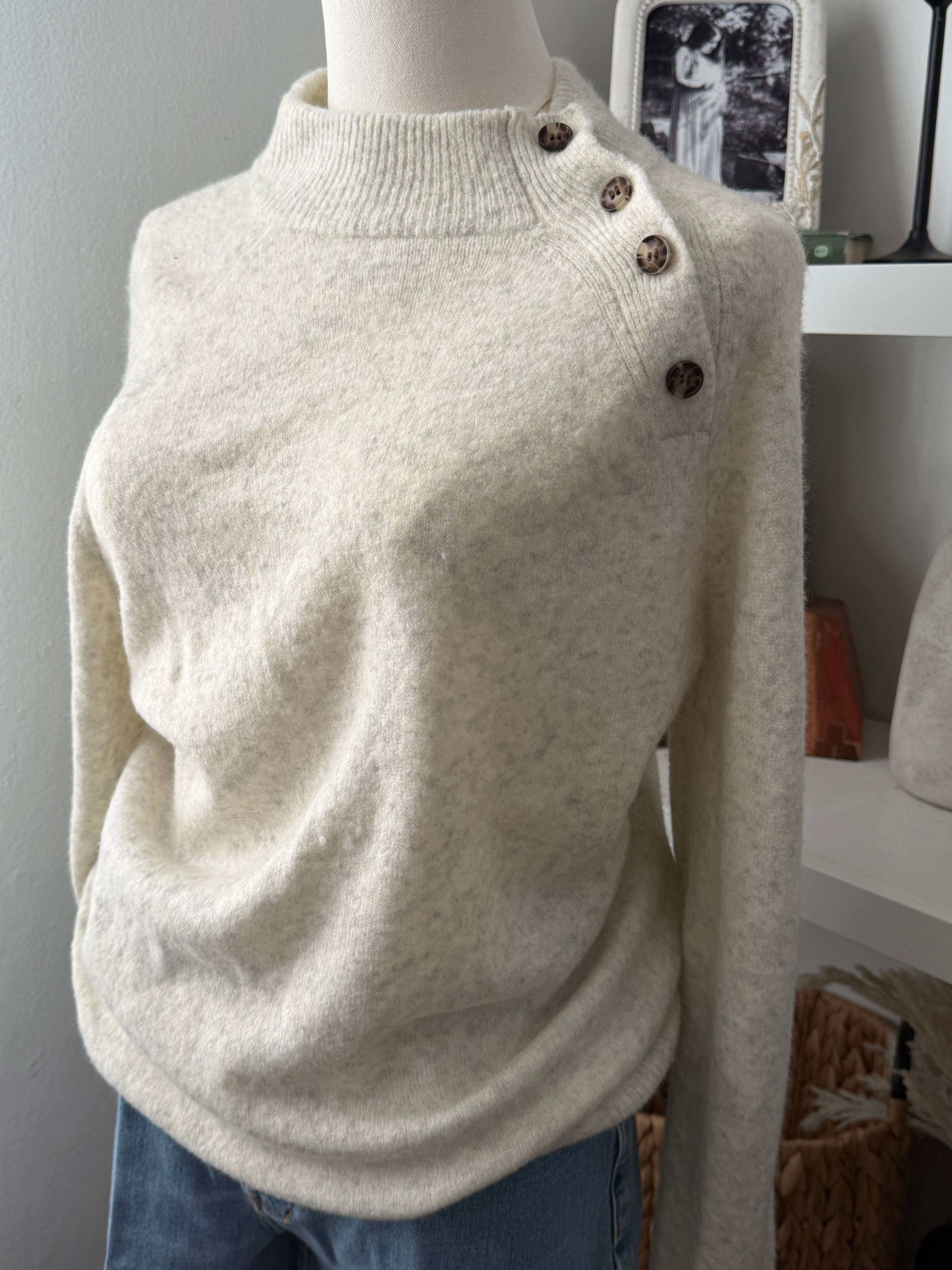 J. Crew asymmetrical sweater size M