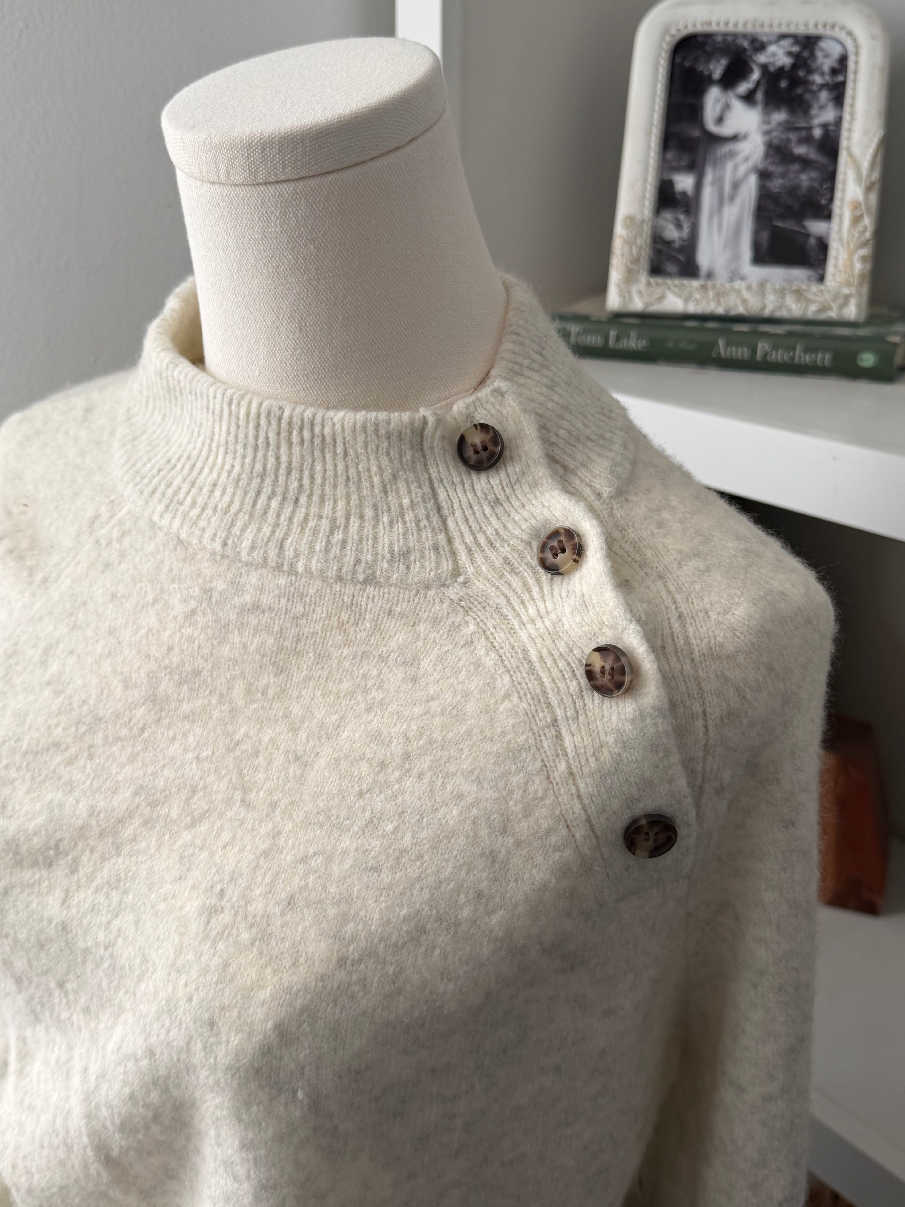 J. Crew asymmetrical sweater size M