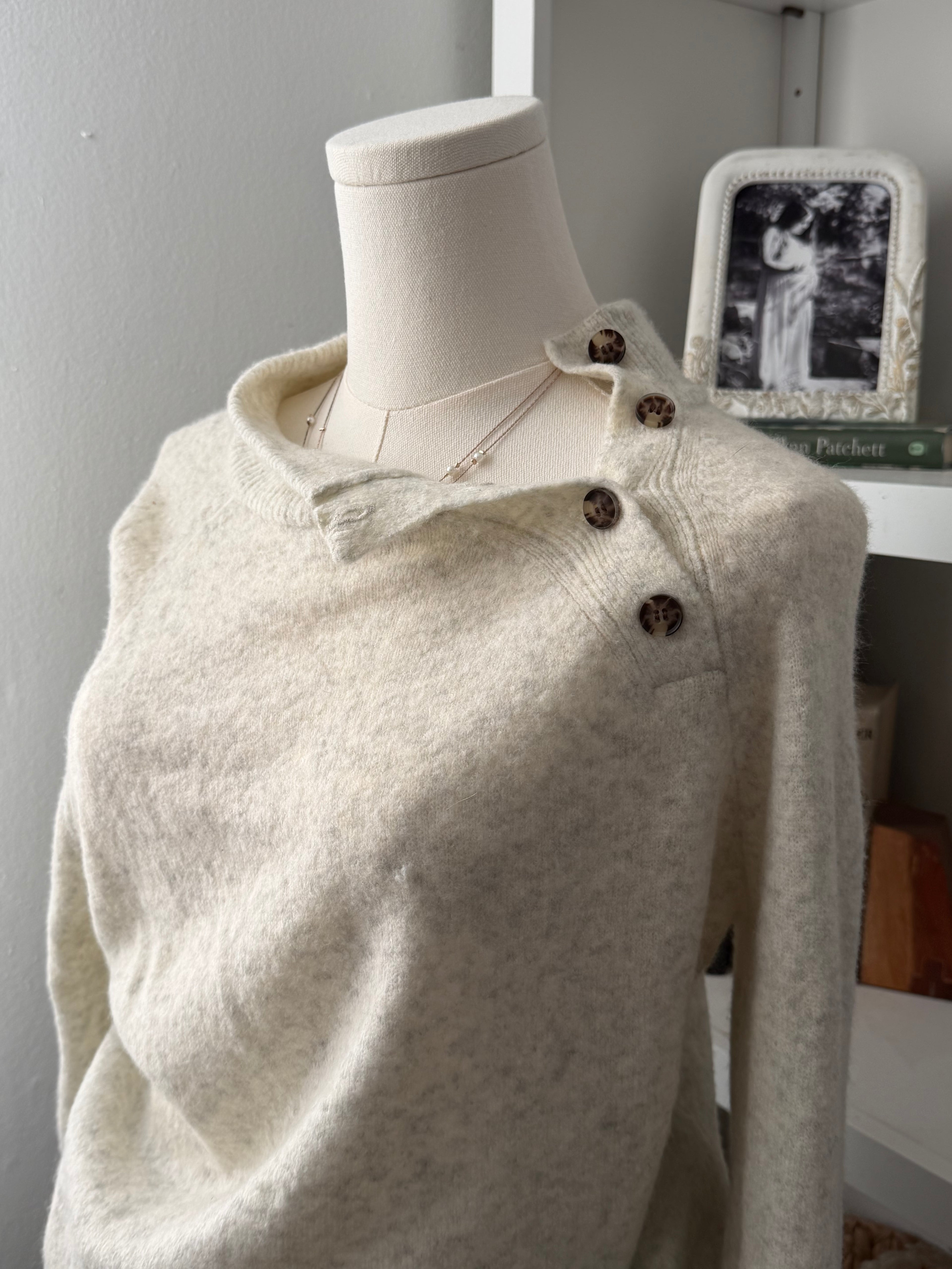 J. Crew asymmetrical sweater size M