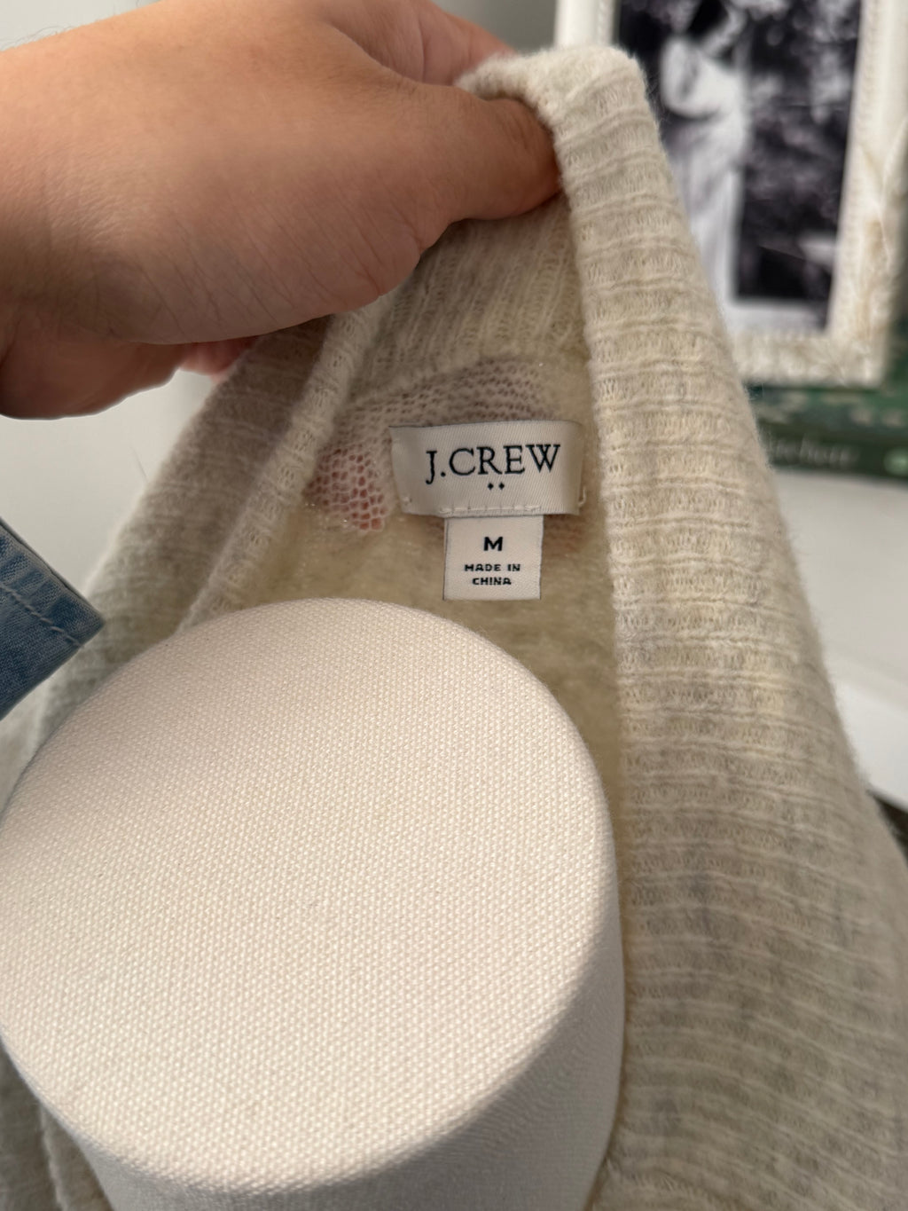 J. Crew asymmetrical sweater size M