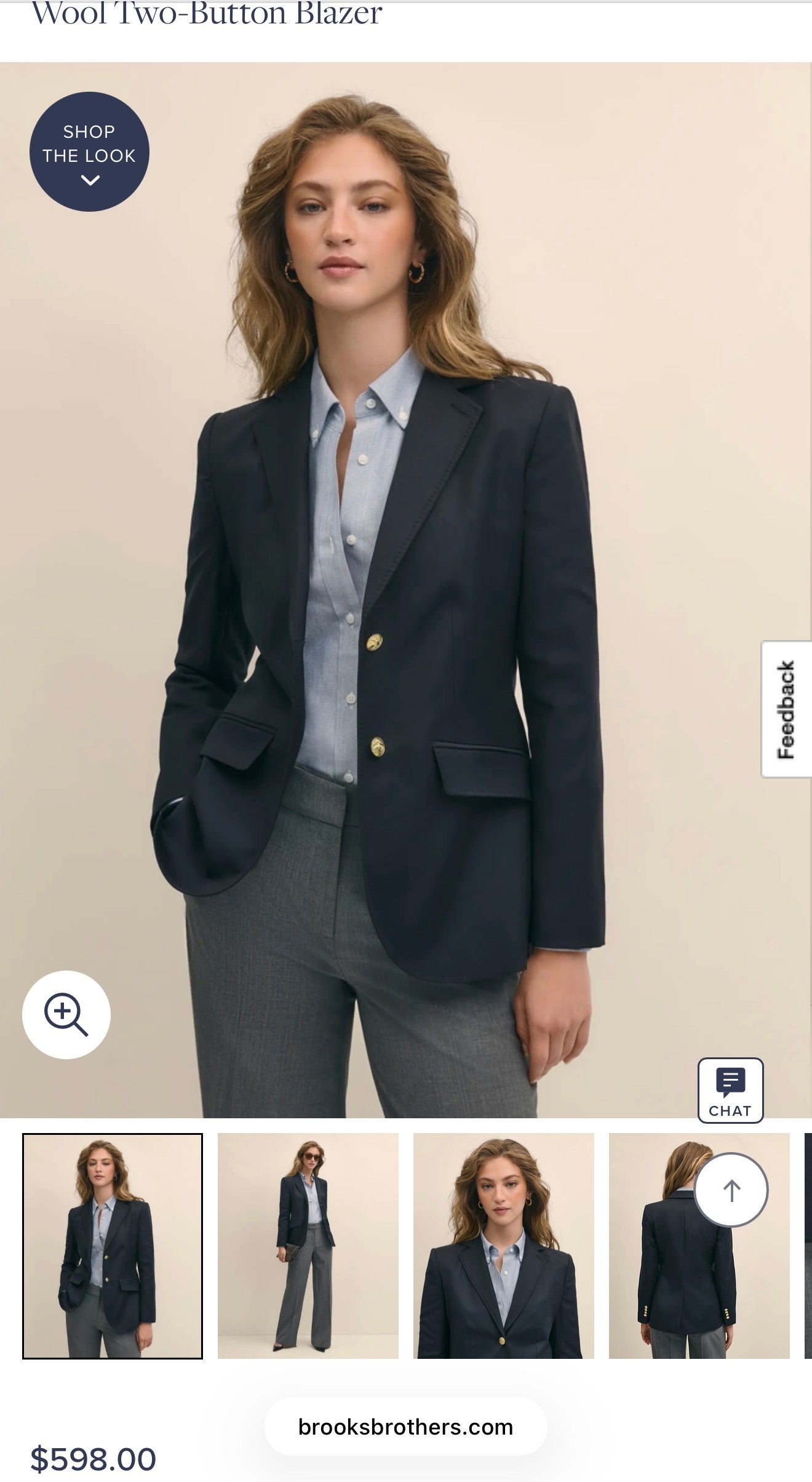 Brooks Brothers Women's Blazer size 10P RETAILS $598