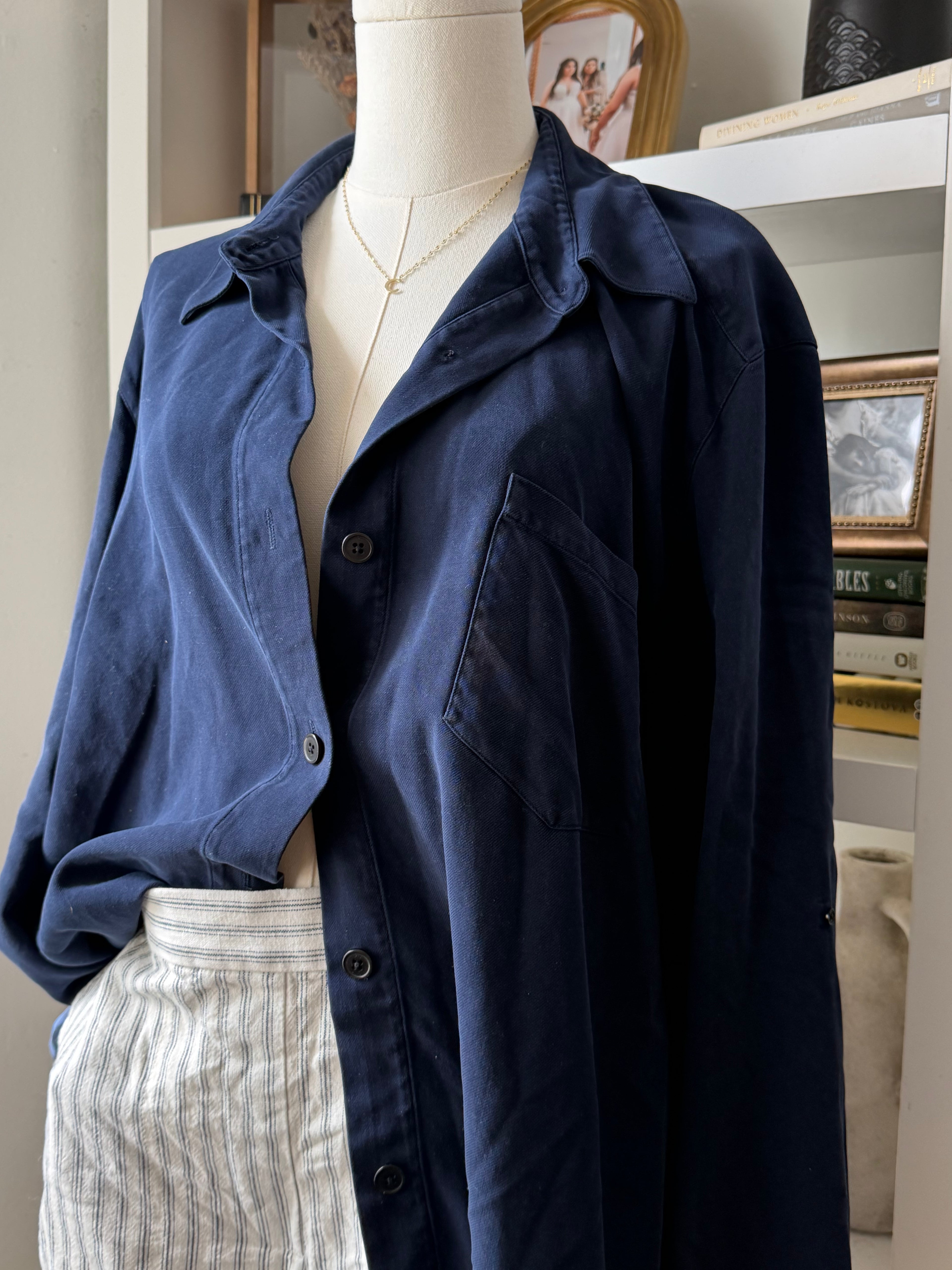 Lauren Ralph Lauren 100% Silk Button Front Long Sleeve Size 22W/XXL RETAILS FOR $150