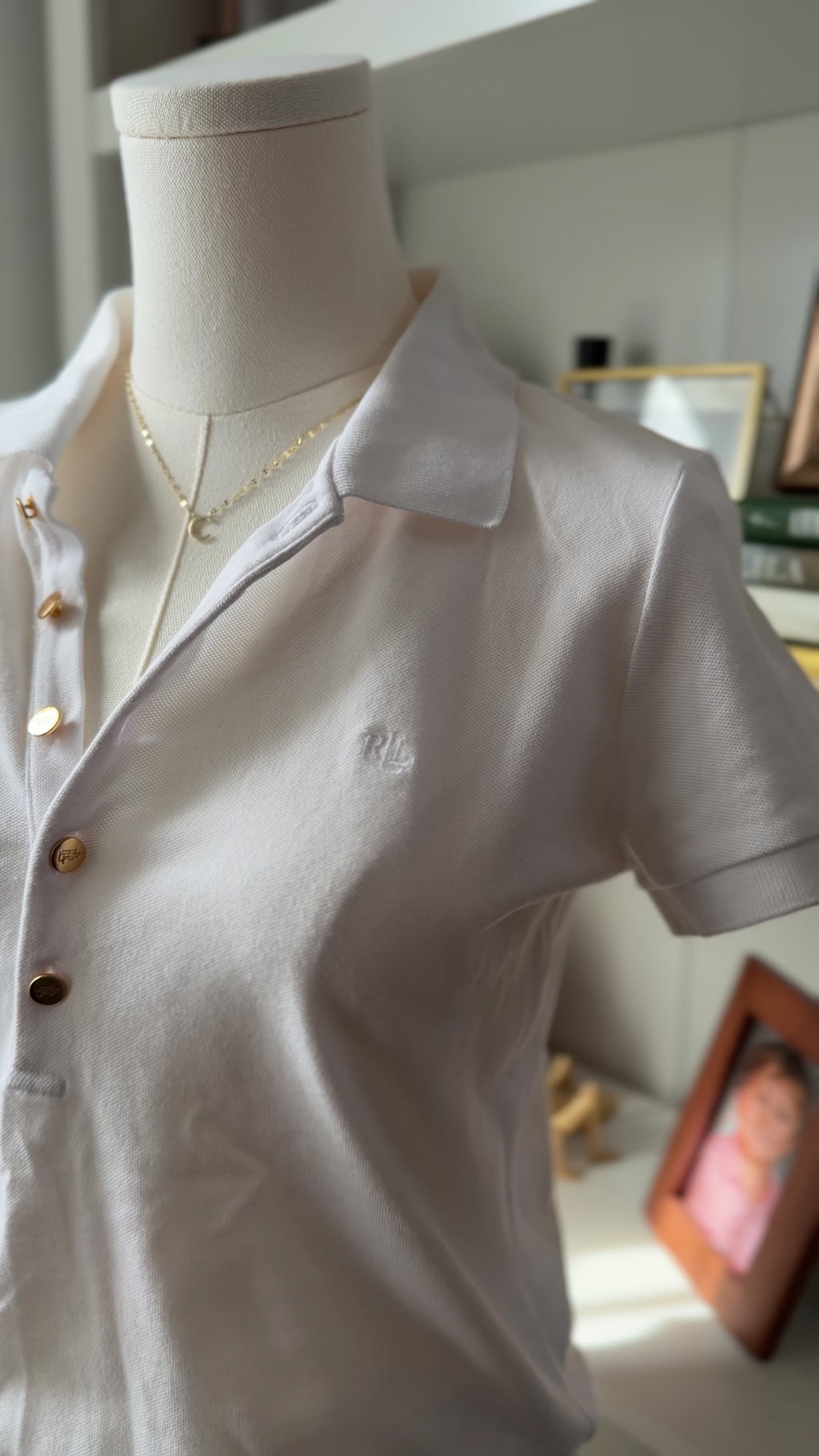 Lauren Ralph Lauren Pique Polo Shirt RETAILS $99.50